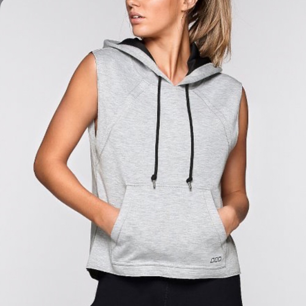 Lorna Jane Uniquely Sleeveless Hoodie Size Small